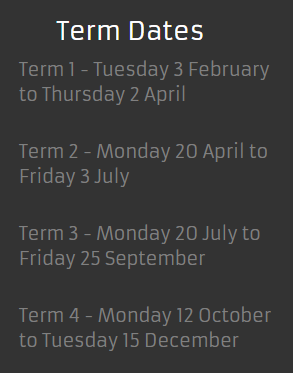 Term Dates